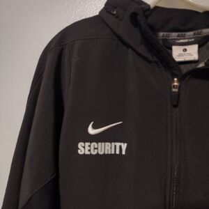 Nike Therma-Fit Black Performance Outdoor Jacket SECURITY